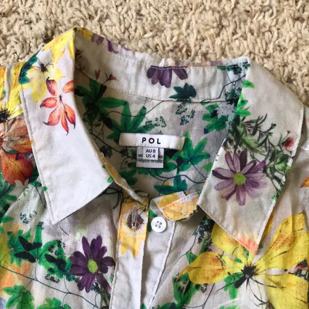 Multicolor Hypericum Tunic Button-Down - image 4